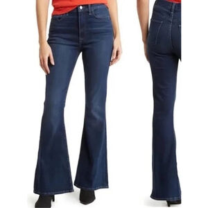 Women's Hudson Heidi Jeans Flare Leg Blue Size 31 Dark Wash